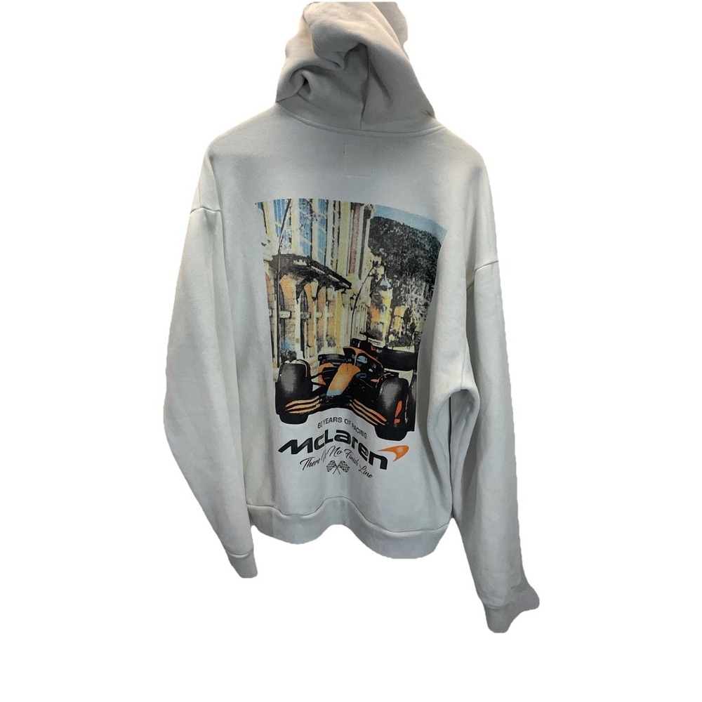 McLaren F1 Special Edition 60 Years Of Racing Men's Hoodie XL Graphic Hollister